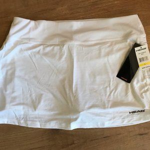 Women's Head Tennis Skirt - Large/White